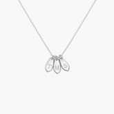 Customized Willow Drop Initial Name Necklace
